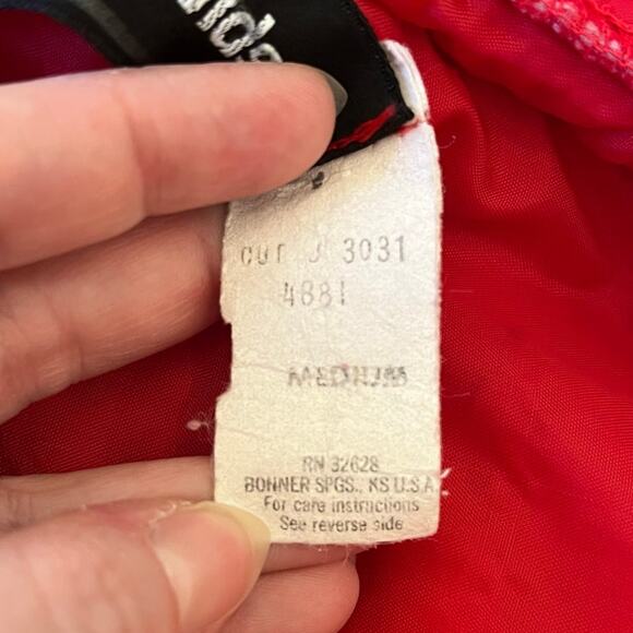 Vintage Harley Davidson AMF Puffer Coat Men M Red Owner Group Patch 70s USA Made - Picture 10 of 16